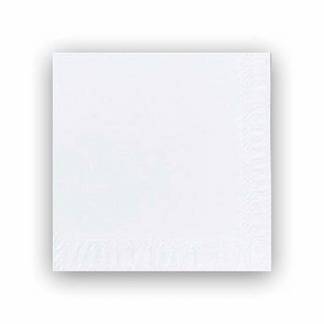 Kaffeserviet, Duni, Ecoecho, 3 lag tissue, Nordic Swan Ecolabel, white 240mmx240mm, karton a 2000 stk