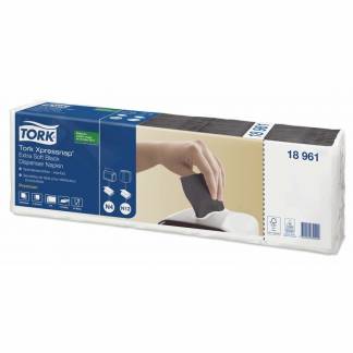 Servietter til dispenser, Tork, N4 2-fold Premium, 2 lag, sort 165mmx213mm, pakke a 8000 stk FSC Mix Credit