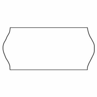 Prisetiket, Meto, K&oslash;l/Frys 26x12mm hvid, rulle a 1500 etiketter