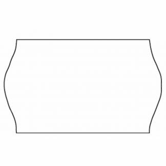 Prisetiket, Meto, Non.Perm. 32x19mm hvid, rulle a 1000 etiketter