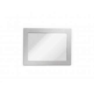 Magnetlomme, Durable Duraframe A6 selvkl&aelig;bende, metallic pakke a 2 stk