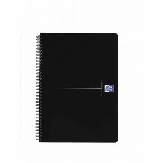 Notesbog, Oxford, Smart, A4, sort, 210 x297mm, 90g/m2