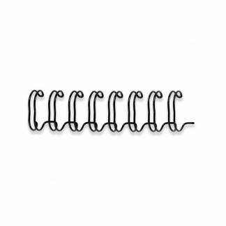 Spiralrygge, Fellowes, 3:1, Metalwire 14 sort, antal ark: 120  pakke a 100 stk