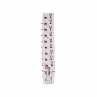 Brochure holder, Twinco, metallic 5110-8