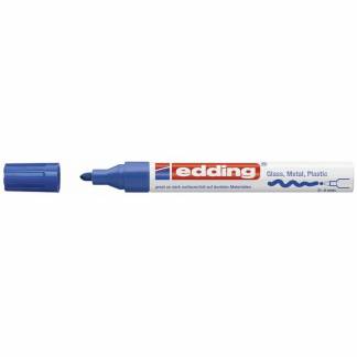 Paintmarker, Edding Ecoline, Paint 750 2-4MM, Rund spids, bl&aring;, 702001003