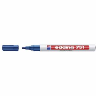 Paintmarker, Edding Ecoline, PAINT 751 1-2MM, Rund spids, bl&aring;, 702010003