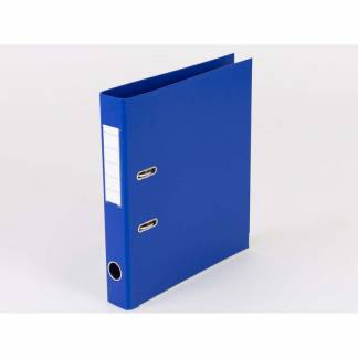 Brevordner, Q-Line bl&aring;, Metalskinne, 50mm, 210x297mm antal ringe: 2