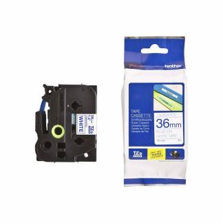 Labeltape, Brother Labeltape, TZE263 bl&aring;/hvid