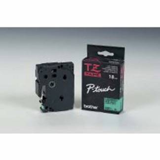 Labeltape, Brother Labeltape, TZE741 sort/gr&oslash;n