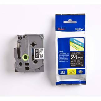 Labeltape, Brother Labeltape, TZE355 hvid/sort