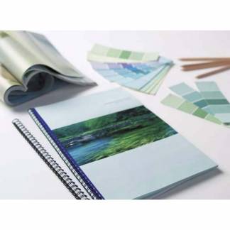 Spiralrygge, Fellowes, 3:1, Metalwire, 6 sort, antal ark: 35  pakke a 100 stk