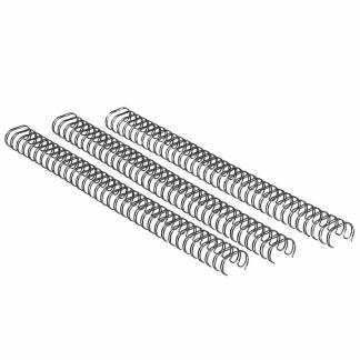 Spiralrygge, Fellowes, 3:1, Metalwire, 6 METALLIC, antal ark: 35  pakke a 100 stk