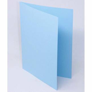 Omslag, Mappe bl&aring;, 210x297mm, Karton