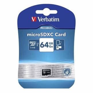 SD kort, Verbatim, Micro XC 64GB 44014 PRO class 10