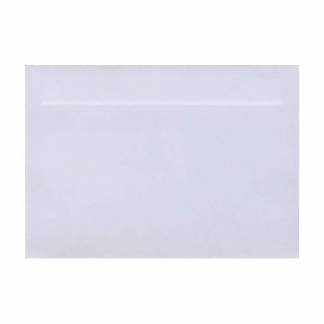 Kuvert, forskellige, langsiden &aring;ben, 1 white, Permanent (DP 37) Opretst&aring;pende klap Selvkl&aelig;bend, 90g/m2 pakke a 500 stk palle a 72 kassees, 13465