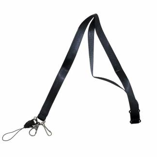 Halsb&aring;nd, BNT 15x450, Til ID/Navneskilt med l&aring;s, sort