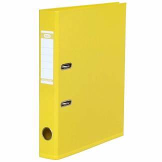 Brevordner, Bantex gul, 50mm, 210x297mm, antal ringe: 2, pp