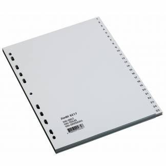 Register, Bantex, A4,210x297mm, 1-100 gr&aring; kasse a 5 s&aelig;t