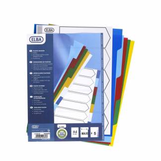 Faneblad, Elba, MAXI, A4,210x297mm, gr&aring; &aelig;ske a 25 s&aelig;t