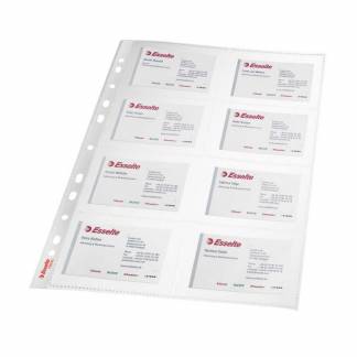 Visitkortlomme 105my PP klar 8rum A4(10)