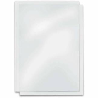 Plastforsider, Fellowes transparent 240&micro;m, 210x297mm, plastik pakke a 100 stk