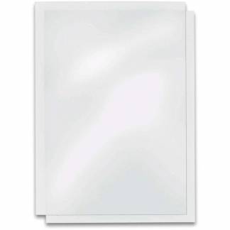 Plastforsider, Fellowes transparent 200&micro;m, 210x297mm, plastik pakke a 100 stk
