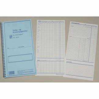 Regnskabsbog, Mayland, GF2020, hvid, 156 x300mm, 33 blade