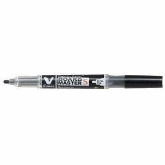Whiteboardmarker, Pilot V-Board Master S 1-3MM, Rund spids, sort, 487422