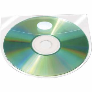 CD lomme, Bantex transparent, 127x127mm pakke a 6 stk
