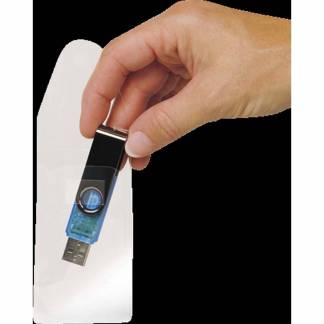 Usb lomme, 3L transparent, 53x90mm pakke a 100 stk