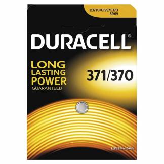 Knapcellebatteri, Duracell 1,5V SILVER OXIDE, 371/370