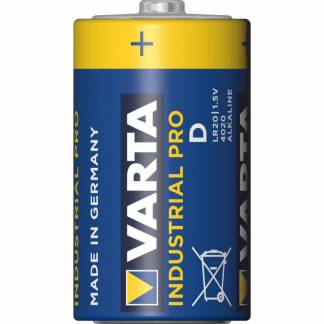 Batteri, Varta INDUSTRIAL PRO, D pakke a 20 stk