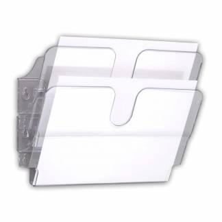 Aviaholder, Durable, Ideal Flexi Plus Vandret til v&aelig;g, transparent