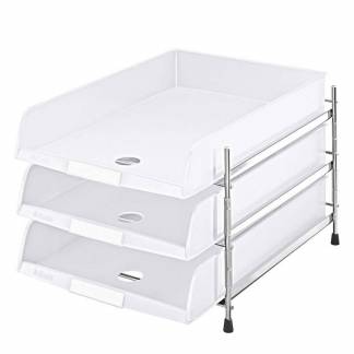 Brevbakkes&aelig;t, Esselte C4, hvid skuffer: 3