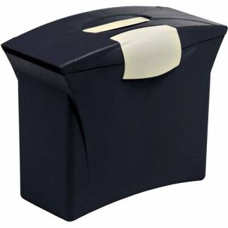 H&aelig;ngemappeboks m/l&aring;g + 5 mapper A4 sort