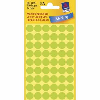 Universeletiket, Avery, 3149 gr&oslash;n, pakke med 270 stk, FSC Mix Credit