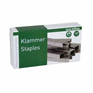 H&aelig;fteklammer, BNT, st&oslash;rrelse: 24/6 pakke a 1000 stk