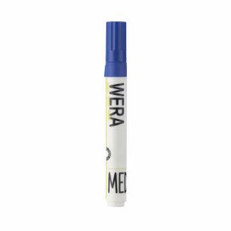 Whiteboardmarker, BNT Wera, 1-3MM Rund spids, bl&aring;, 483001