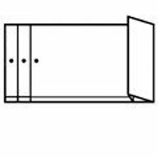 Kuvert, Expanded, Kort side &aring;ben, 1 brown, Lukning med flap, overlappet pakke a 250 stk palle a 20 kassees, 11824