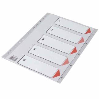 Register, Q-Line, gr&aring; pakke med 25 s&aelig;t