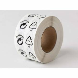 Etiket, Etiket Adhesive rulle a 1000 etiketter