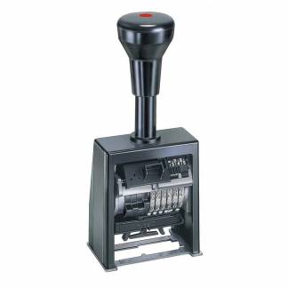 Nummerat&oslash;r, Reiner B6K6, sort, 6 digits