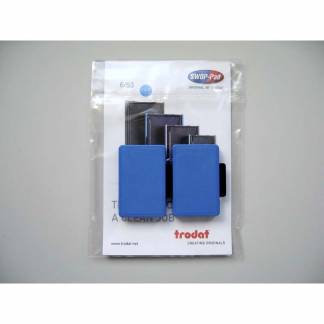 Stempelpude, Trodat 6/56 5204/5206, bl&aring; pakke a 2 stk