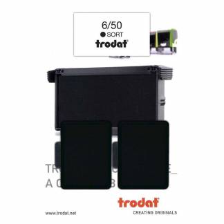 Stempelpude, Trodat 5430/5200/4430/4030 sort, pakke a 2 stk