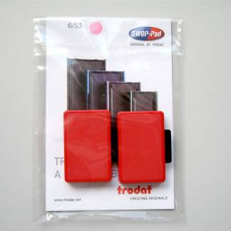 Stempelpude, Trodat 5430/5200/4430/4030 r&oslash;d, pakke a 2 stk