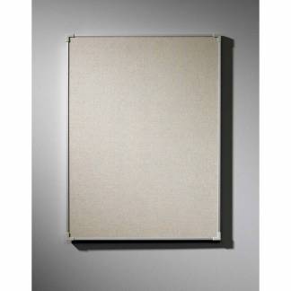 Opslagstavle, Lintex Boarder, gr&aring;, 1200 x1200mm