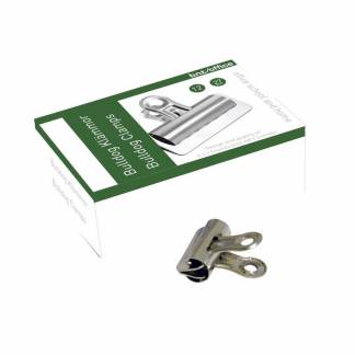Papirklemme Bulldog, BNT 27mm, metallic pakke a 12 stk