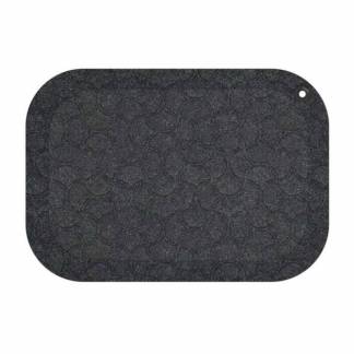 Aflastningsm&aring;tte, Matting Standup, 530 x770x16mm, rubber/plastic, sort