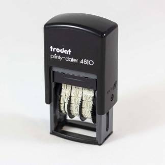 Datostempel, Trodat 4810x20mm, sort