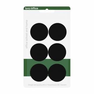 Magneter, BNT, &Oslash;30mm, blister, sort pakke a 6 stk